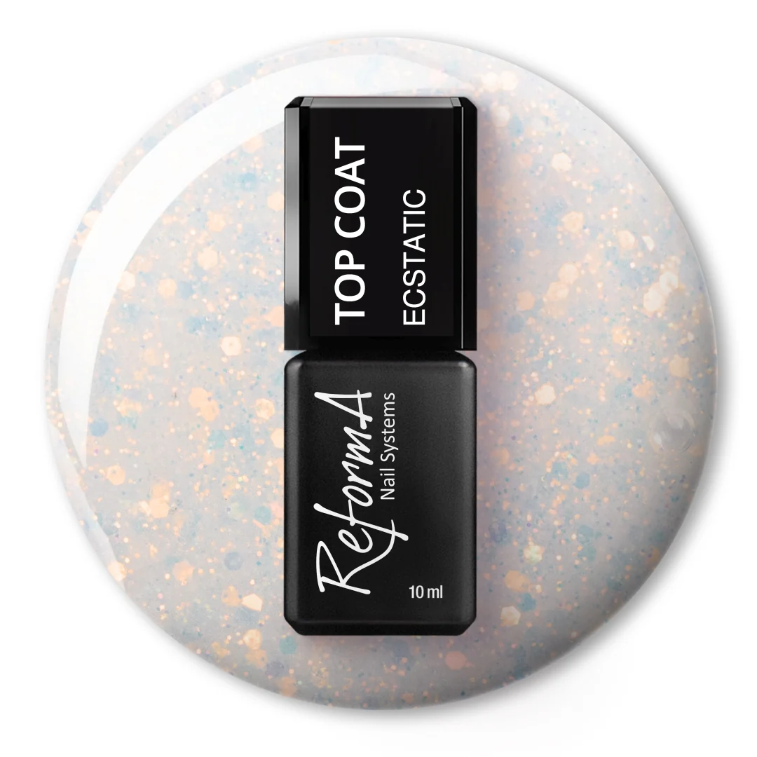 Nail Tops With Particles